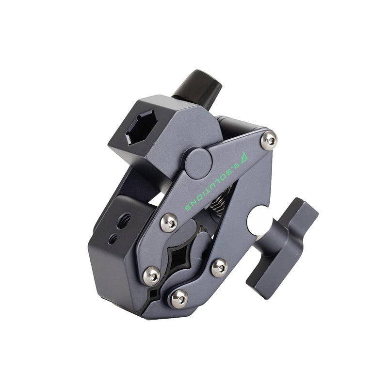 9.Solutions Savior Clamp With Socket, Articulated Jaws, Hexagonal Socket for 5/8" Pins, Max Load: 66lbs, 9.XS1005B, fit firmly onto any oddly shaped object - Image 3